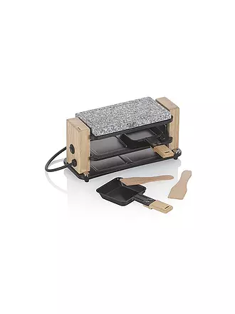 KELA | Raclette Hot Stone BEDRETTO für 2 Personen Granit / Holz | 